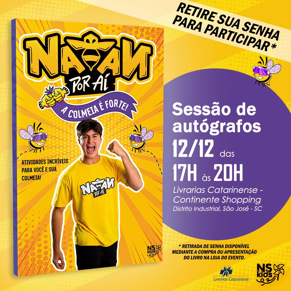 Sucesso no Youtube, canal ‘Natan por Aí’ lança livro com atividades interativas para toda a família